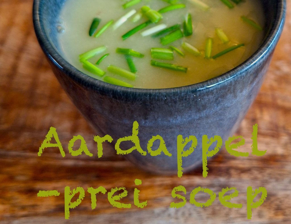Aardappel-prei soep